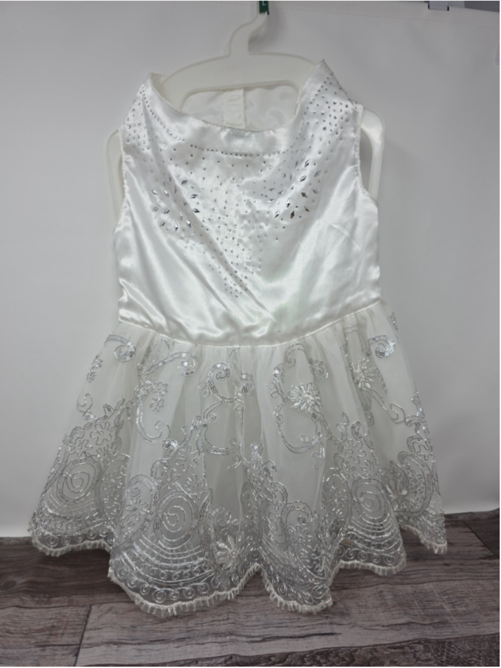 Dog Dress Fancy Party Sz L Christmas New Years
